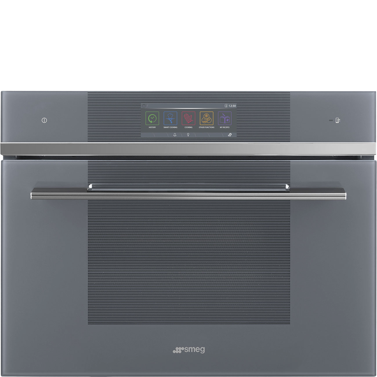 фото Встраиваемый электрический духовой шкаф smeg sf4106wmcs silver