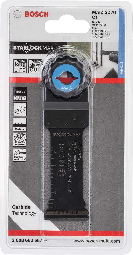 

Полотно Bosch 2.608.662.567, StarlockMax Carbide (2.608.662.567)