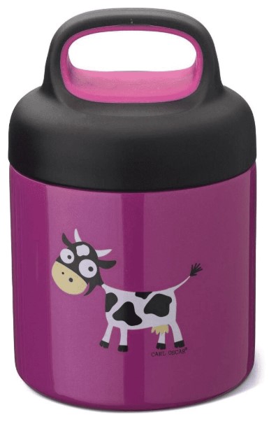 фото Термос для еды lunchjar™ cow 0.3л фиолетовый, carl oscar