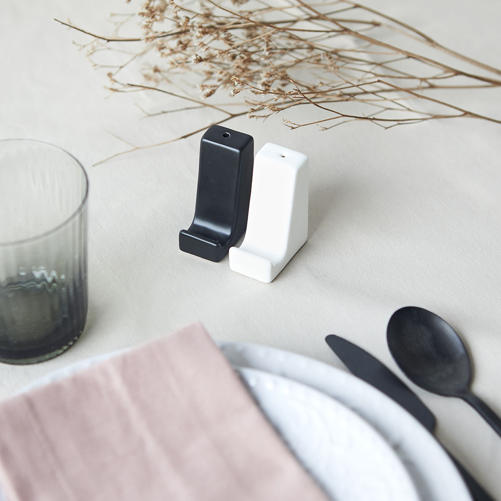 

Солонка и перечница Smart Stand, Balvi, Белый;черный
