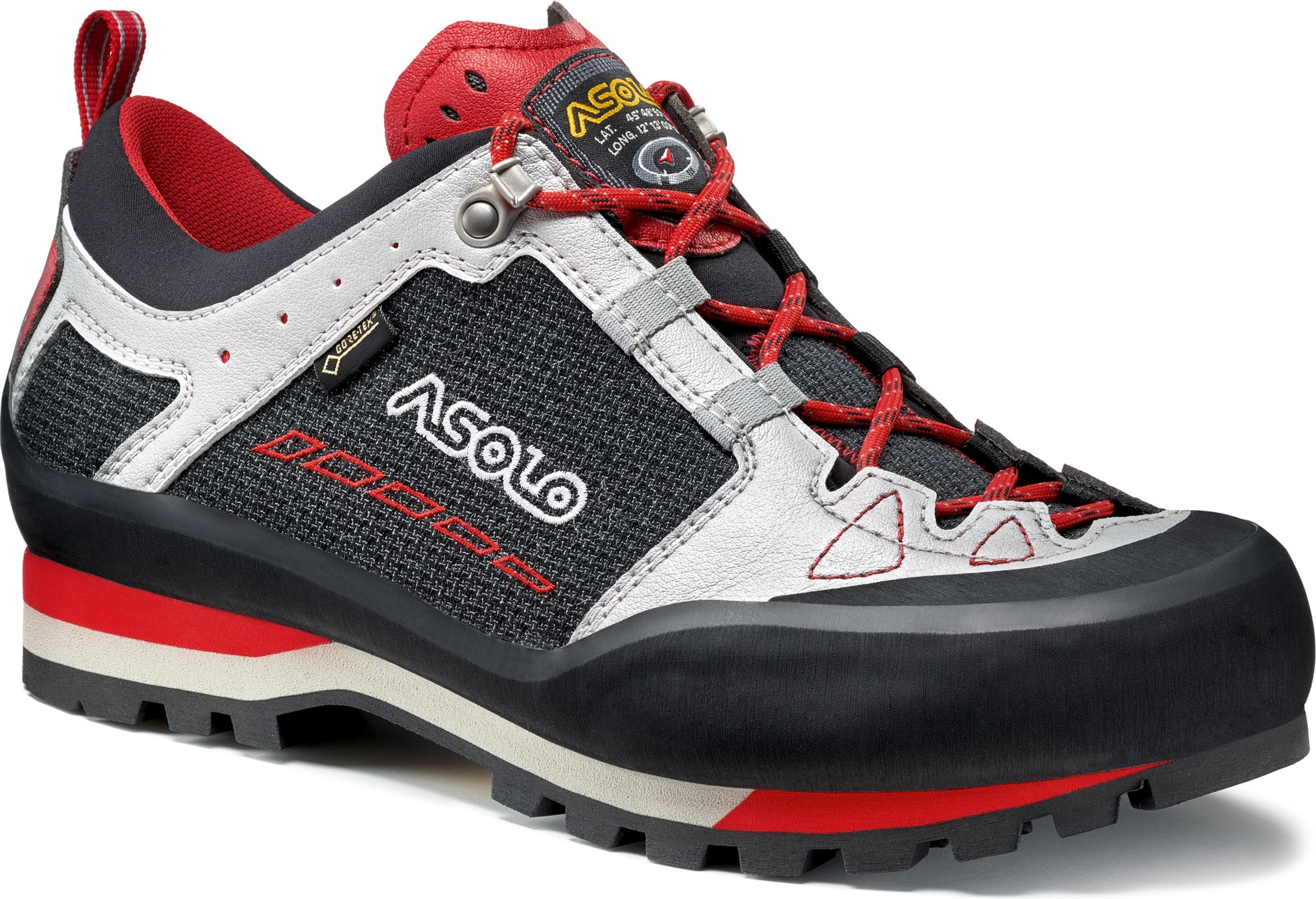 фото Ботинки asolo freney low gv, black/silver, 10.5 uk