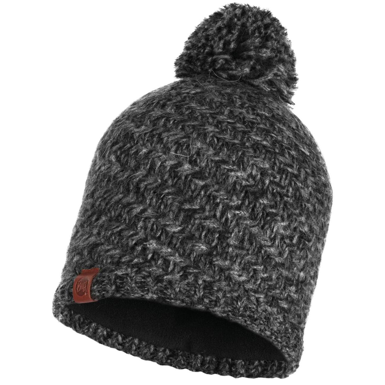 фото Шапка-бини унисекс buff knitted & polar hat agna black, one size