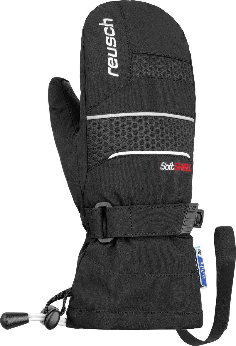 фото Варежки reusch 2020-21 connor r-tex xt black/white, р. 14