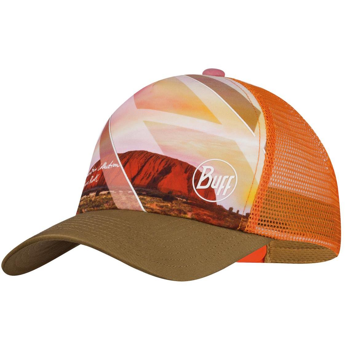 фото Бейсболка унисекс buff trucker cap ayers camel, one size