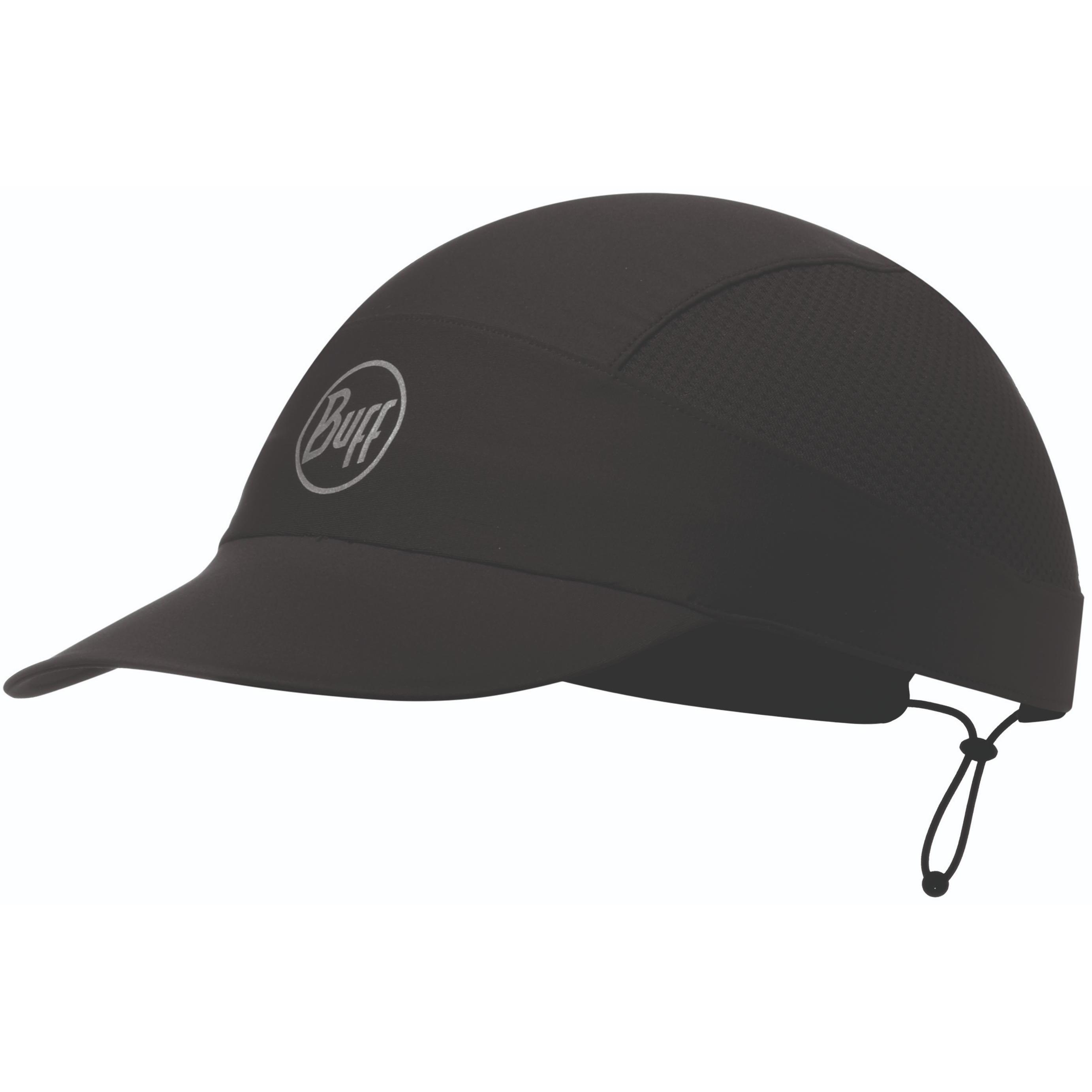 фото Бейсболка buff pack run cap, 55-58 см, r-solid black