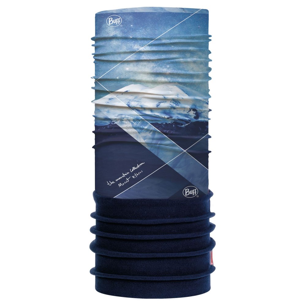 

Шарф-труба Buff Mountain Collection Polar, elbrus navy, Синий;белый;голубой, Mountain Collection Polar