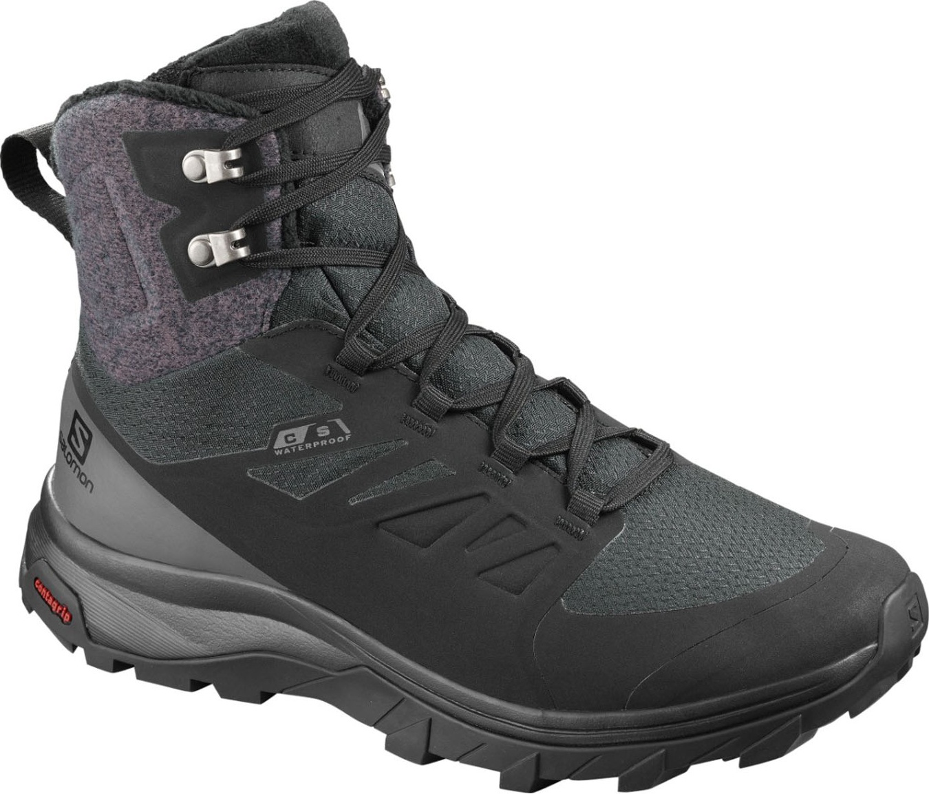 фото Ботинки salomon outblast ts cswp w, black/black/black, 6.5 uk