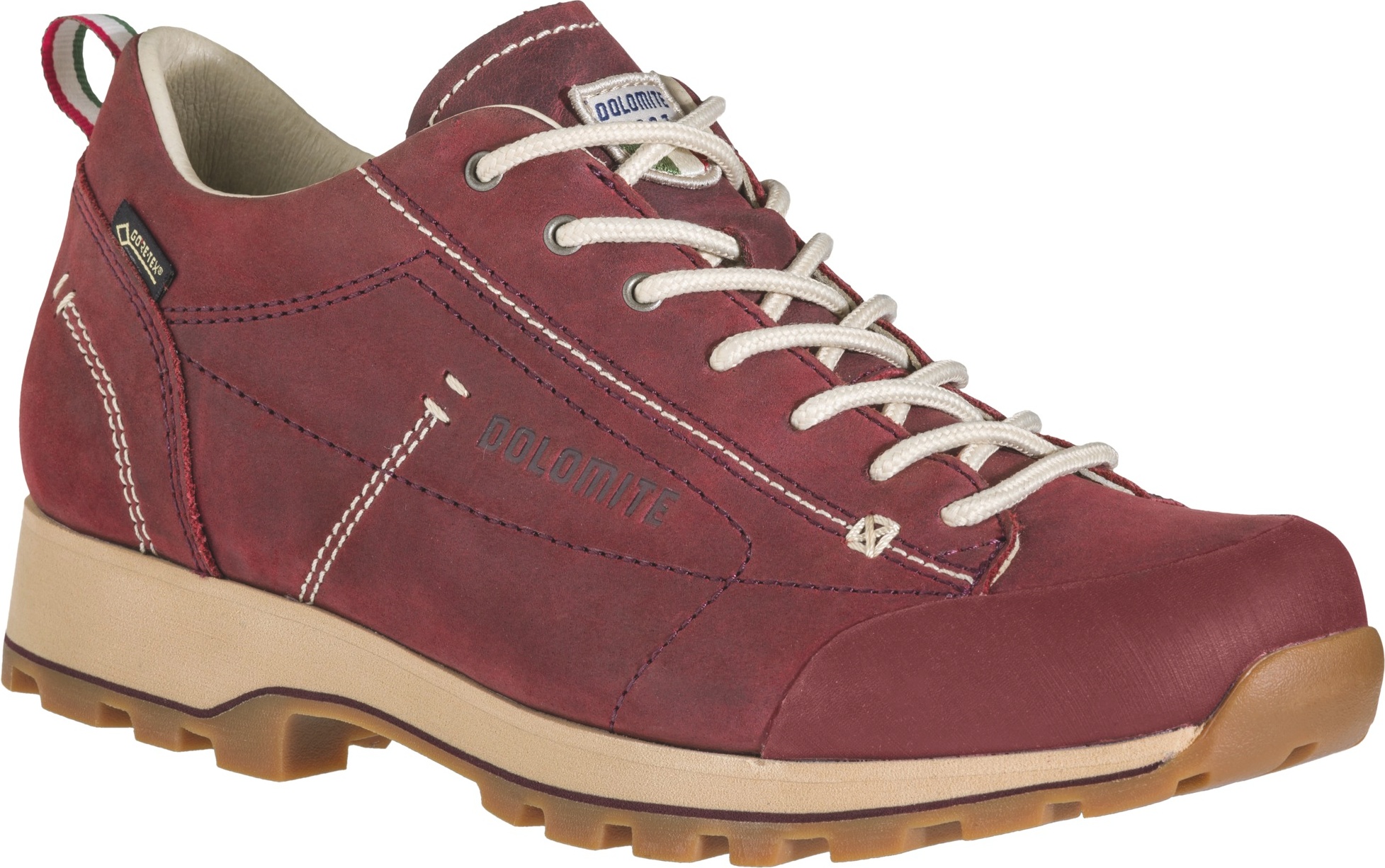 фото Ботинки dolomite w's 54 low fg gtx, burgundy red, 5.5 uk