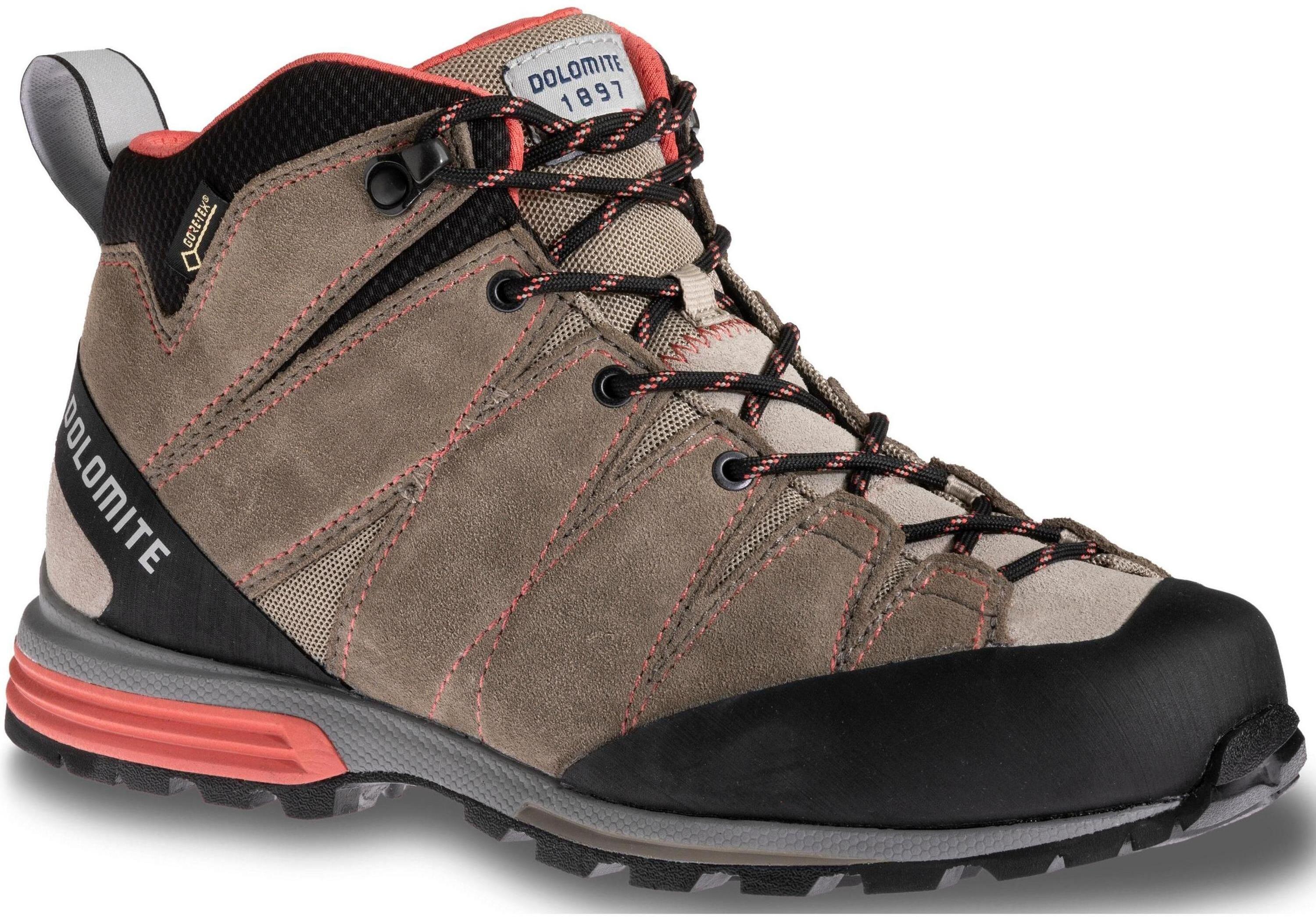 фото Ботинки dolomite diagonal pro mid gtx w's, mud gr/crl r, 7.5 uk