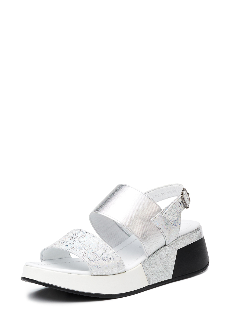 

Босоножки женские Pierre Cardin 111934 серебристые 39 RU, Серебристый, 111934