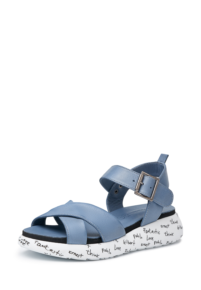 фото Сандалии женские pierre cardin tr-mn-45-1063 голубые 40 ru