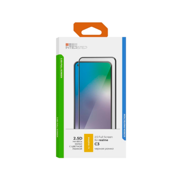 

Защитное стекло InterStep для Realme C3 Black