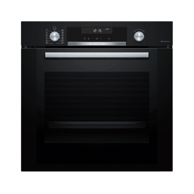 фото Встраиваемый электрический духовой шкаф bosch hbg378eb6r black