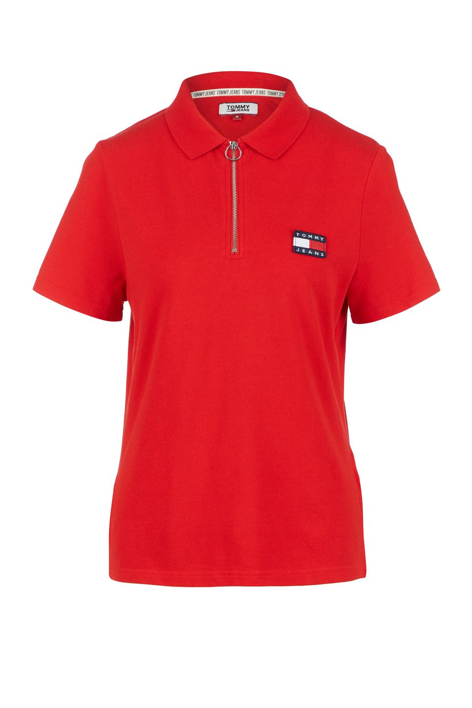 

Футболка женская Tommy Jeans DW0DW07642 XNL deep crimson красная L INT, Красный, DW0DW07642 XNL deep crimson