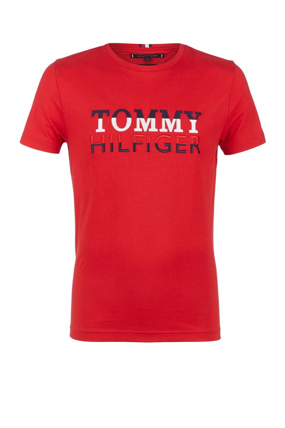 

Футболка мужская Tommy Hilfiger MW0MW13336 XLG primary red красная XL, Красный, MW0MW13336 XLG primary red