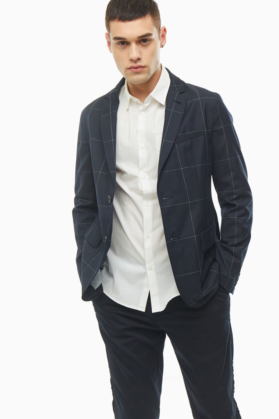 

Пиджак мужской Armani Exchange 3HZG44 ZNVYZ 8561 синий 36 IT, 3HZG44 ZNVYZ 8561