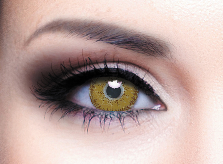 фото Цветные контактные линзы офтальмикс colors, 2 шт. pwr -5,50, r 8.6, hazel