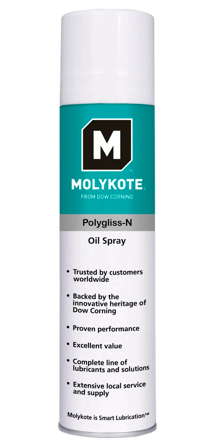 фото Смазочный материал molykote polygliss-n oil spray 400 мл