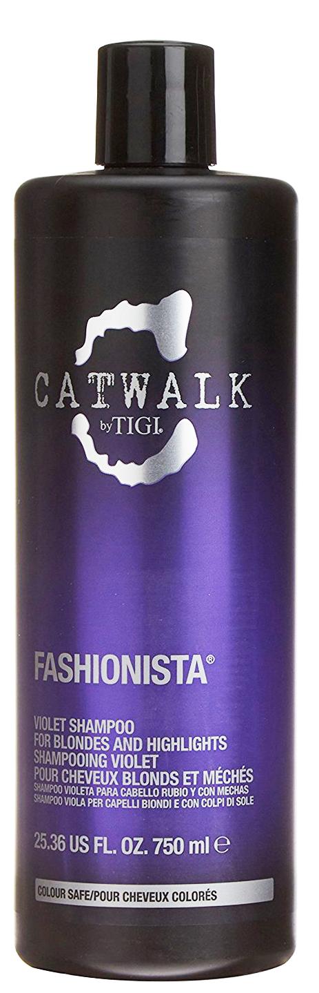 Шампунь TIGI Catwalk Fashionista Violet для коррекции цвета осветленных волос, 750 мл шампунь tigi catwalk oatmeal