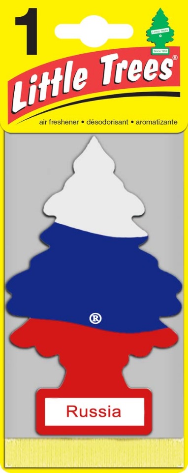 фото Car freshner ароматизатор ёлочка российский флаг (russian flag) little trees