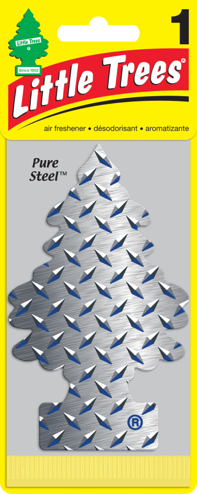 фото Car freshner ароматизатор ёлочка стальная сила (pure steel) little trees