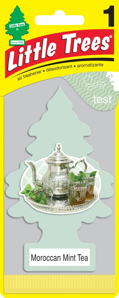 фото Car freshner ароматизатор ёлочка марокканская мята (moroccan mint tea) little trees