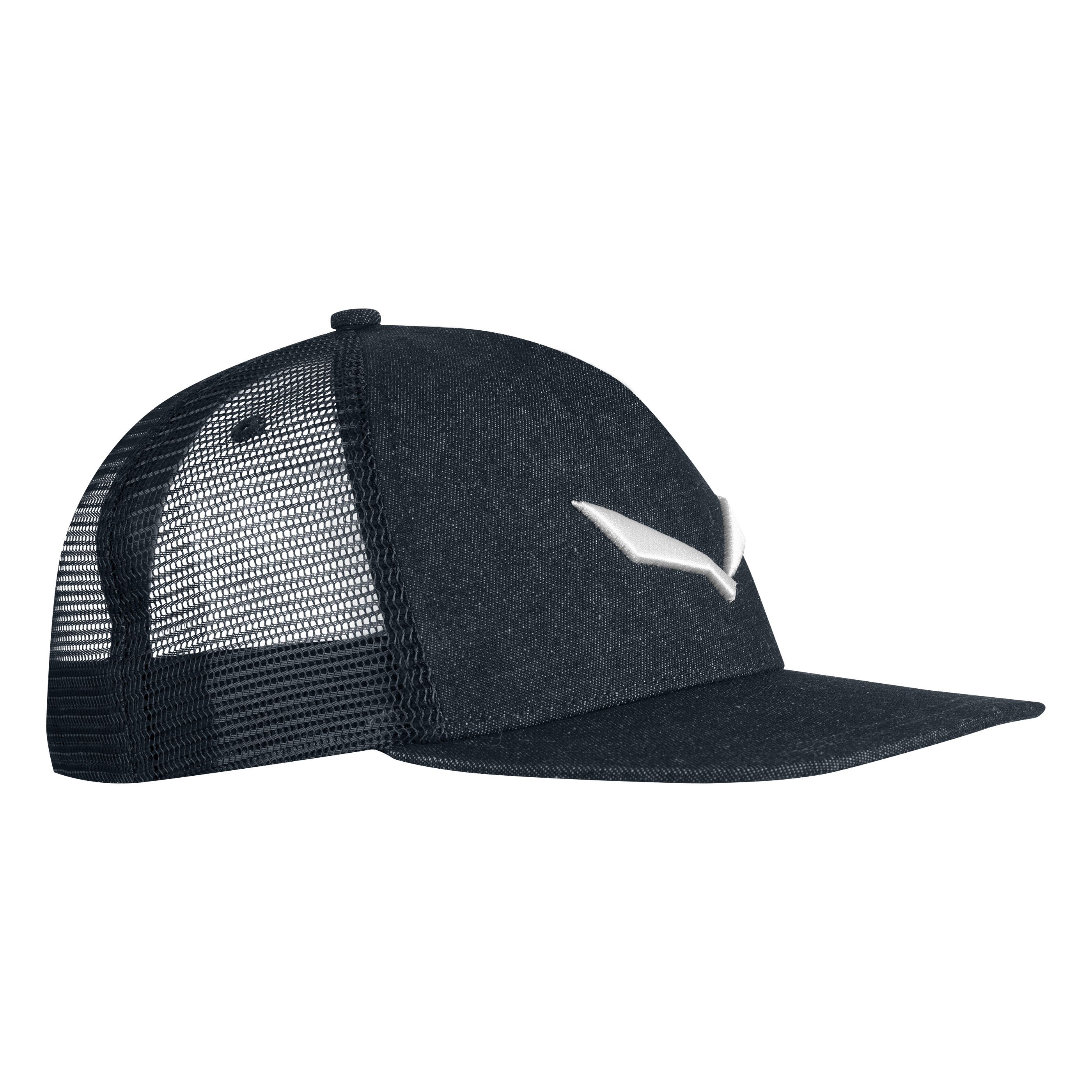 фото Бейсболка salewa denim 2 mesh cap, one size, dark denim