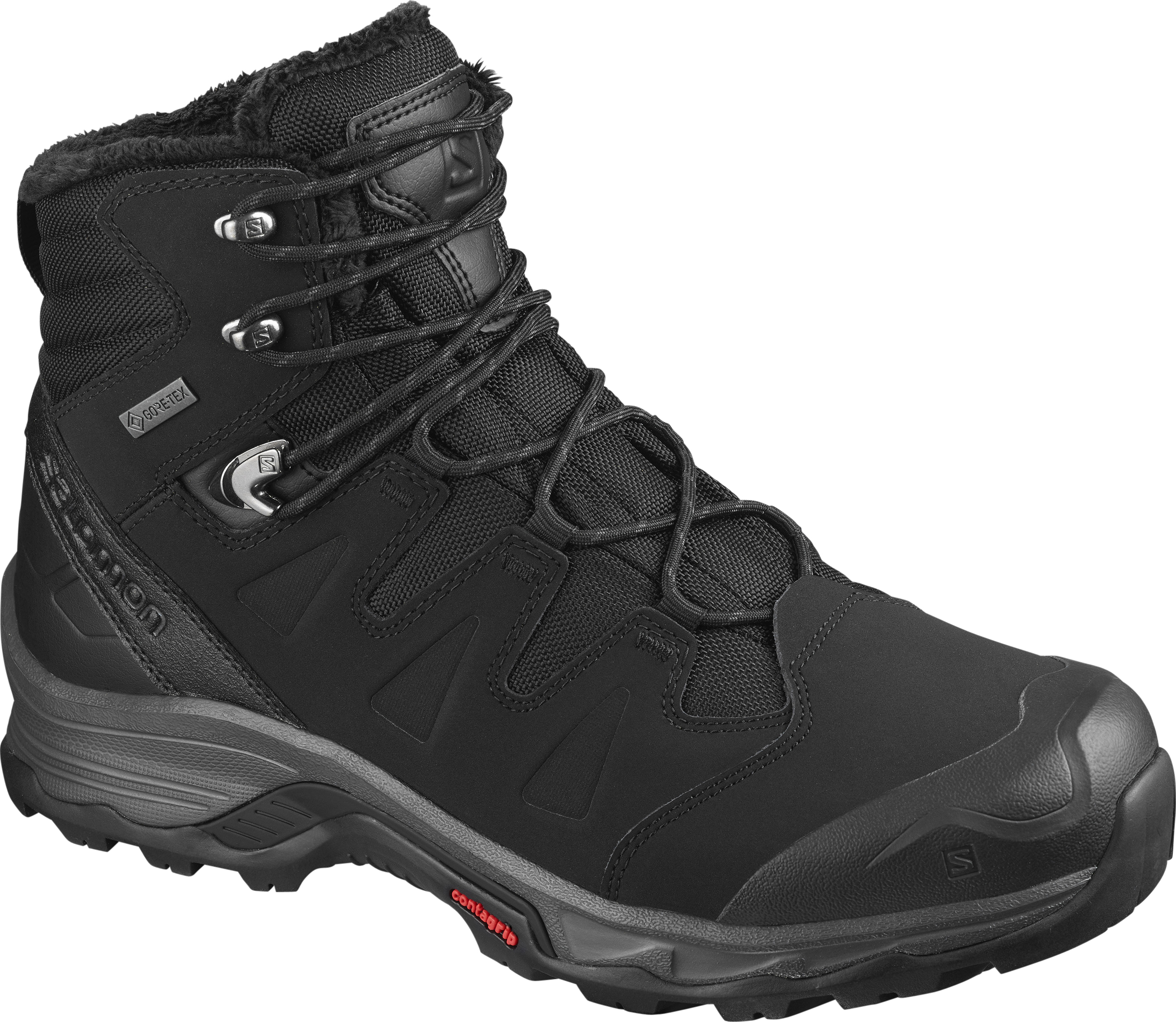 фото Ботинки salomon quest winter gtx, black/ebony/black, 9 uk