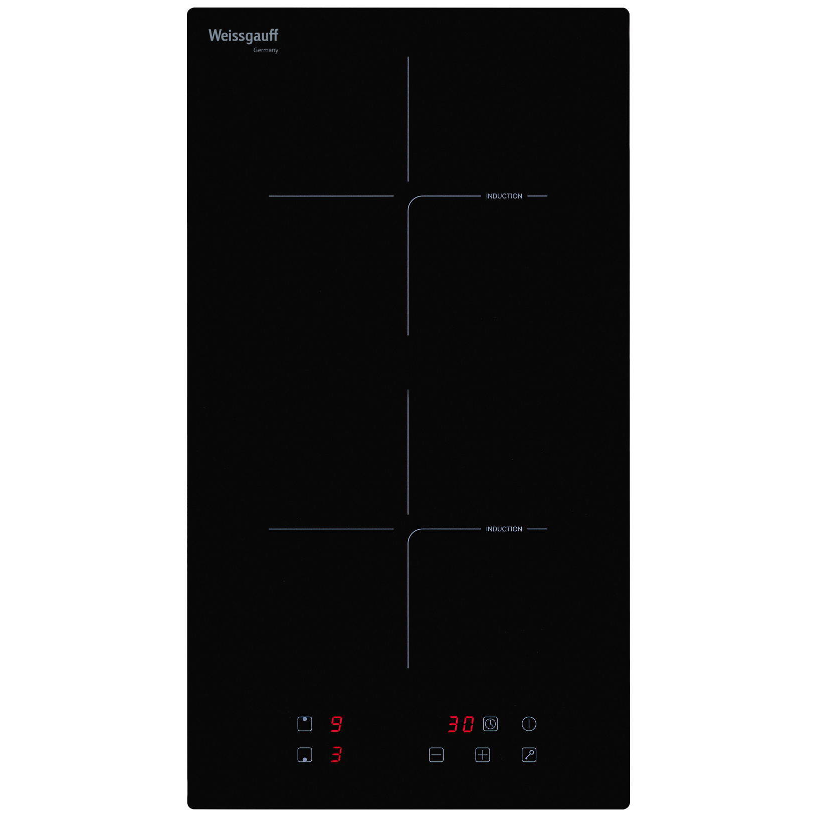 

Встраиваемая варочная панель индукционная Weissgauff HI 32 Black, HI 32
