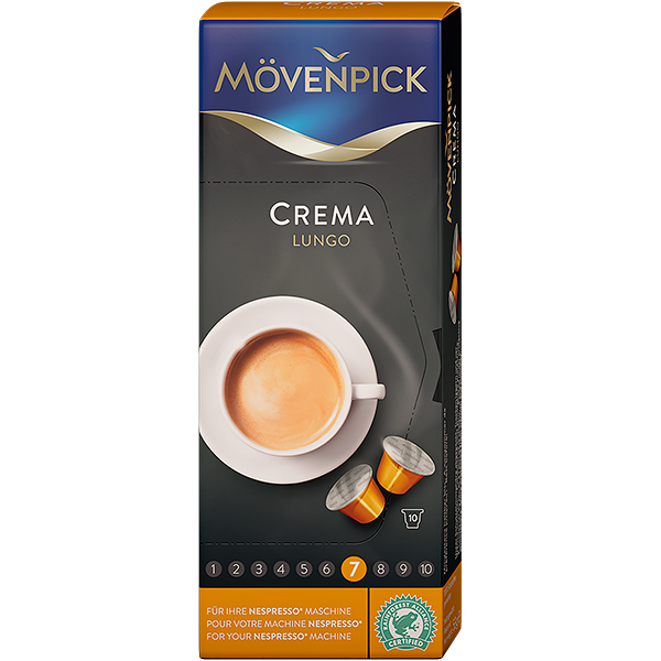 Кофе Movenpick Kapseln Lungo Crema для Nespresso в капсулах 10 шт 5.7 г