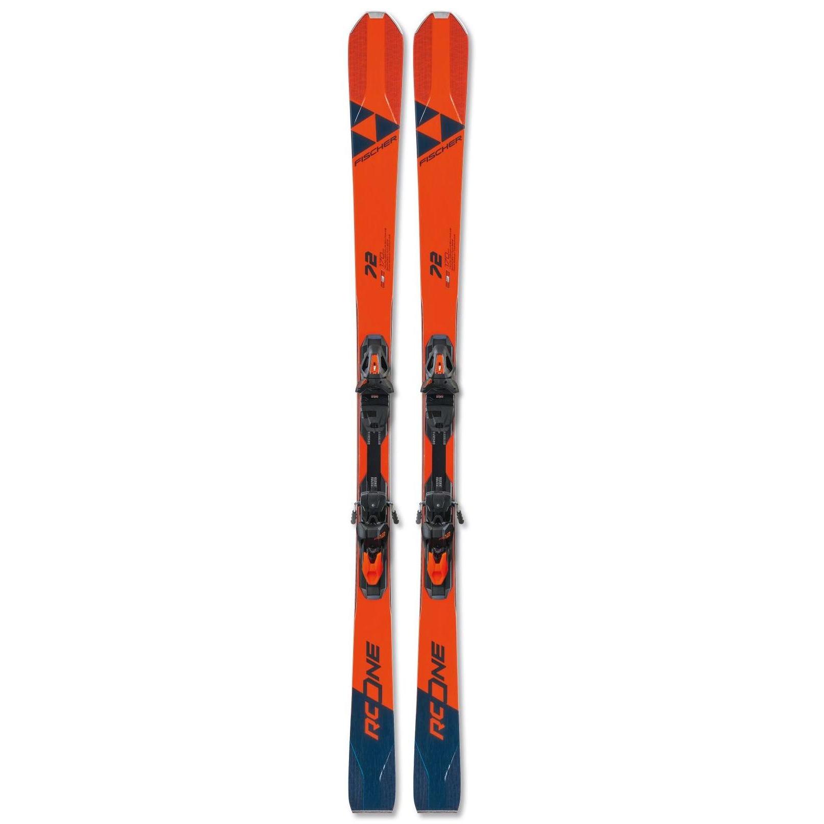 Горные лыжи Fischer Rc One 72 Mf + Rsx Z12 Pr 2020, голубые/оранжевые, 177 см