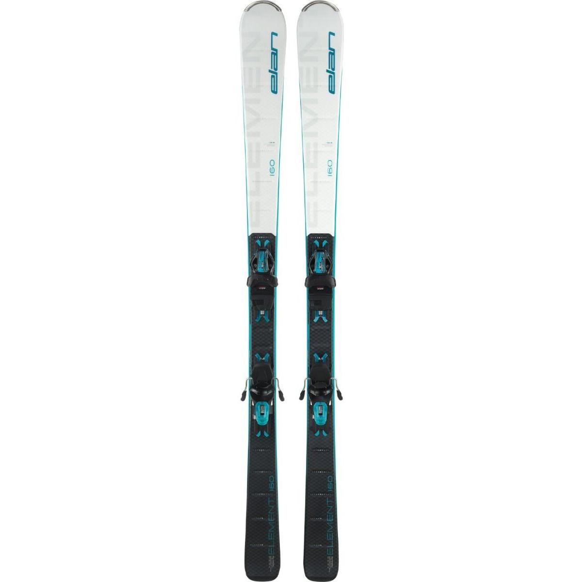 фото Горные лыжи elan element white ls + elw 9 shift 2021, white, 152 см