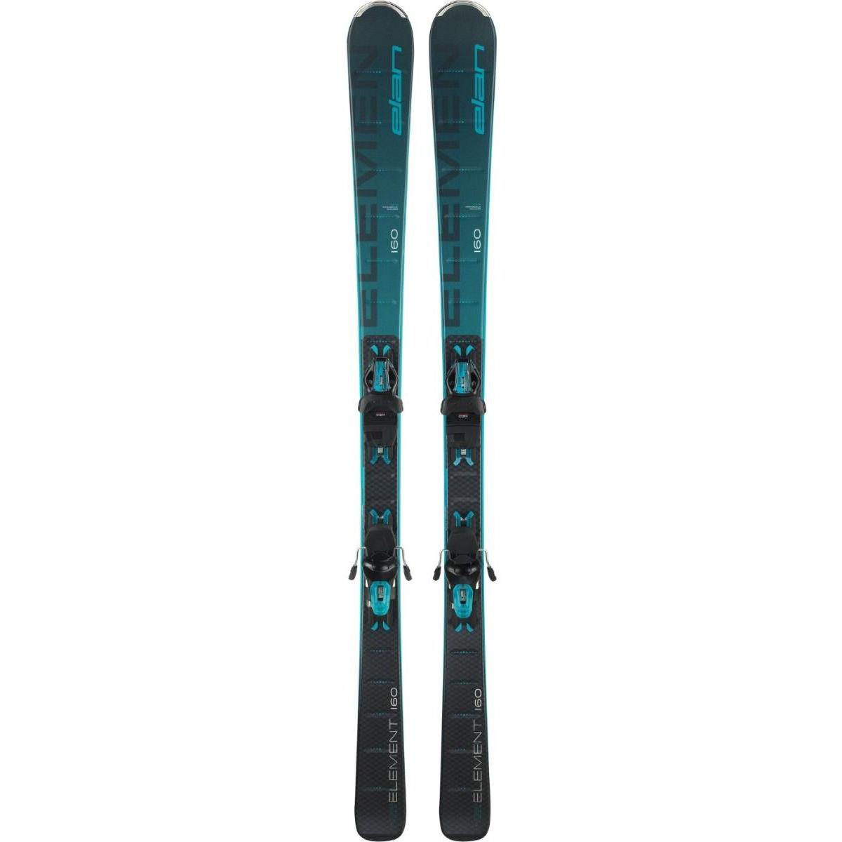 фото Горные лыжи elan element black/blue ls + elw 9 shift 2021, black/blue, 152 см