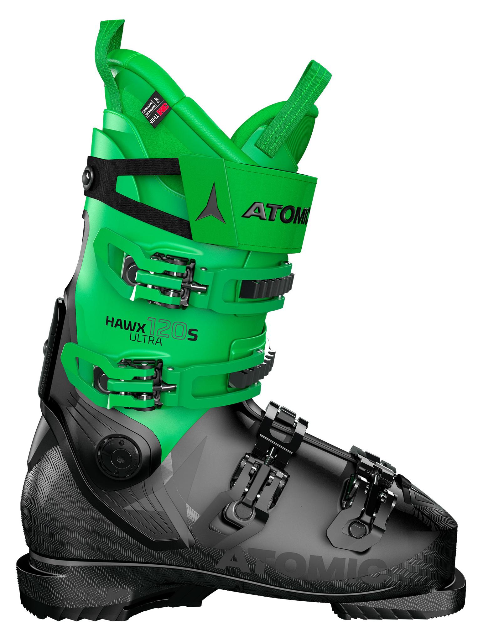 фото Горнолыжные ботинки atomic hawx ultra 120 2021, black/green, 28