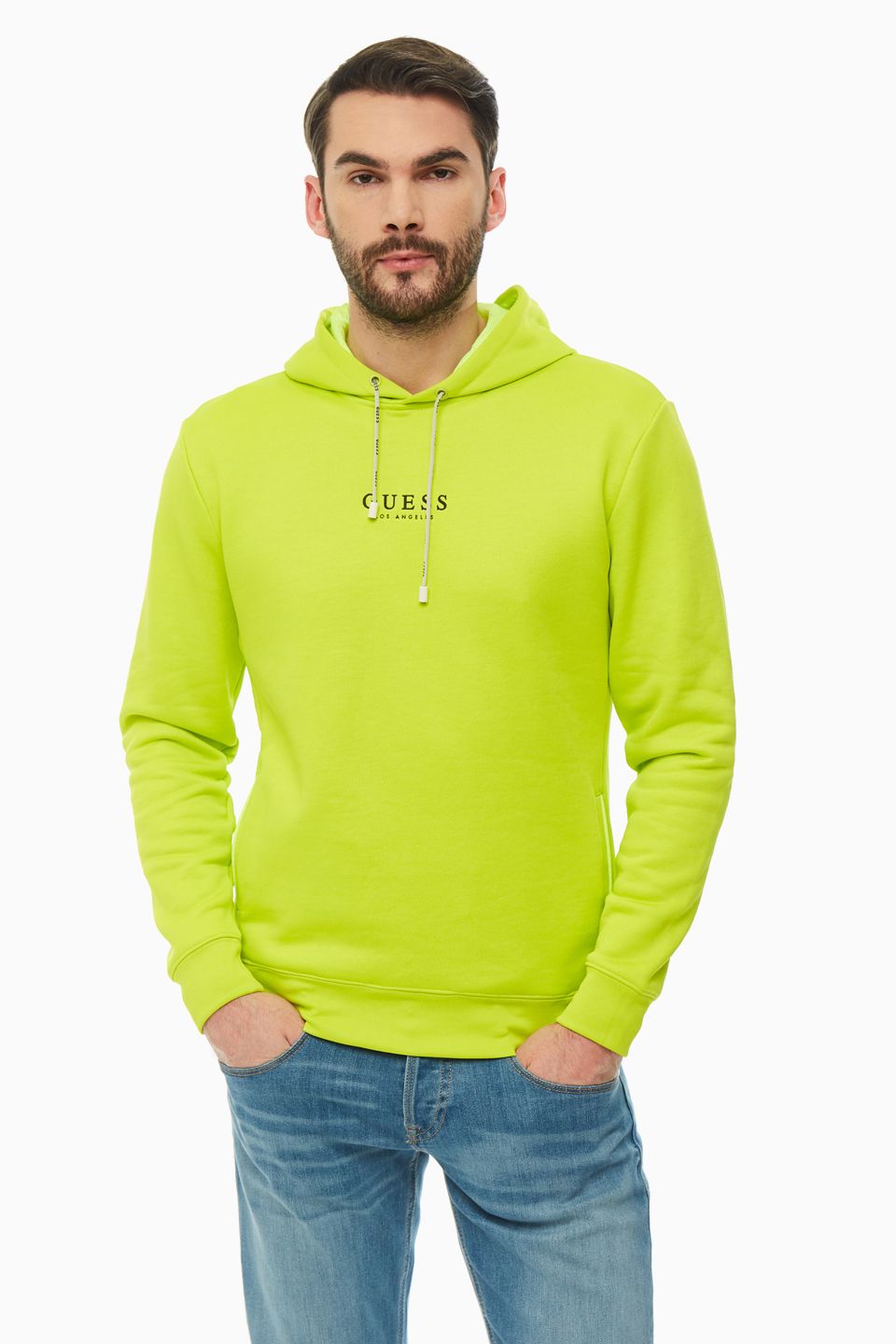 

Худи мужское Guess M01Q59-K9EI0-G8I8 желтое XL, Желтый, M01Q59-K9EI0-G8I8