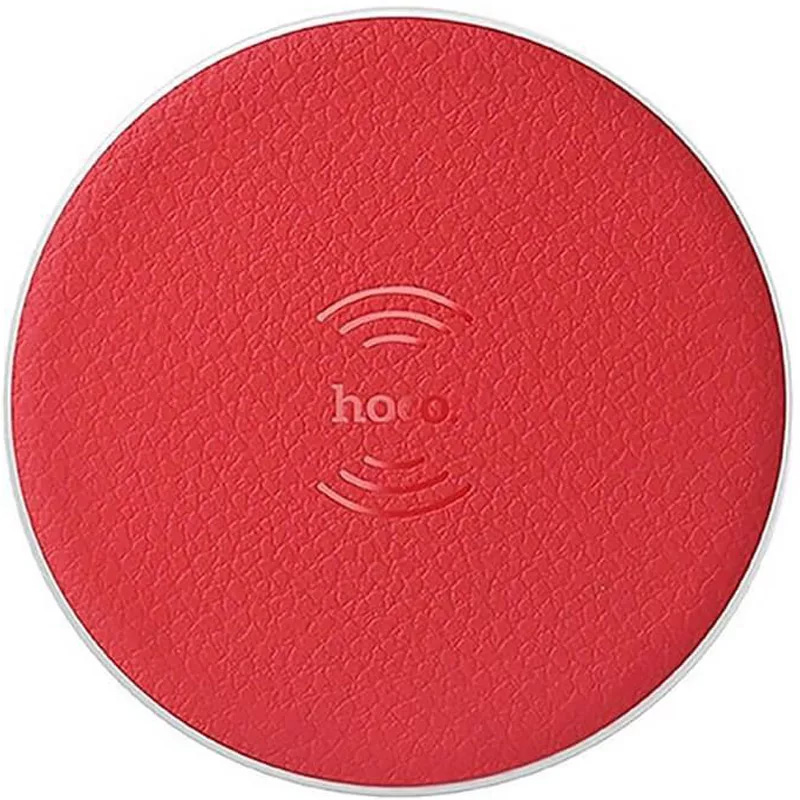 фото Беспроводное зарядное устройство cw14 round red hoco