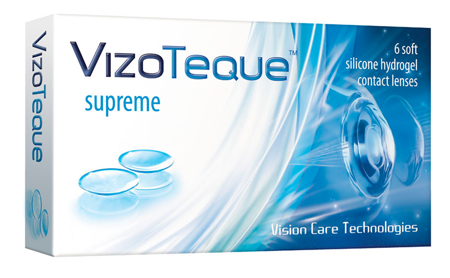 

Контактные линзы VizoTeque Supreme 6 линз R 8,6 -3,75, Supreme 6 линз