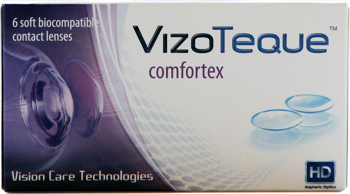 фото Контактные линзы vizoteque comfortex 6 линз r 8,6 -9,50