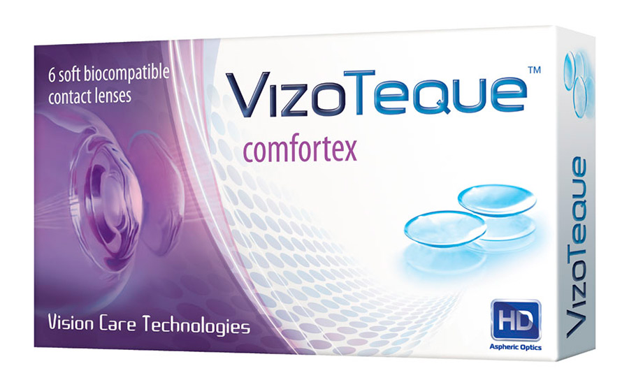 фото Контактные линзы vizoteque comfortex 6 линз r 8,6 -4,50