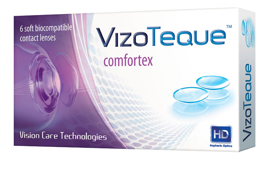 фото Контактные линзы vizoteque comfortex 6 линз r 8,6 -3,75