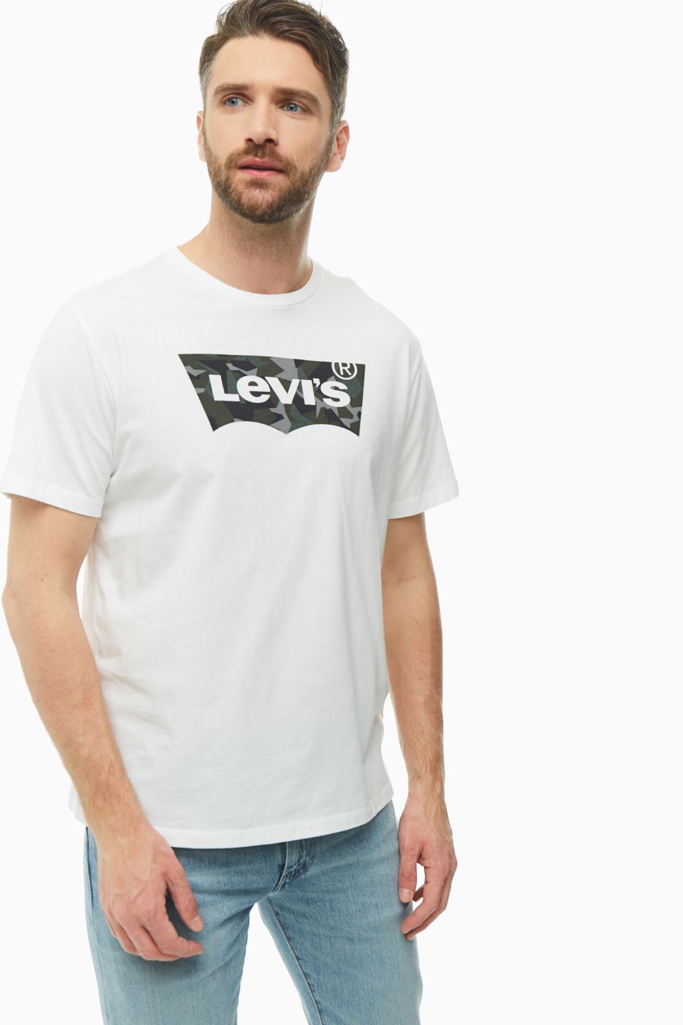 

Футболка мужская Levi's 2248902490 белая XS, Белый, 2248902490