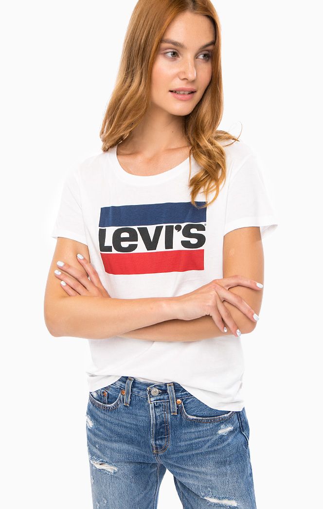 фото Футболка женская levi's 1736902970 белая l