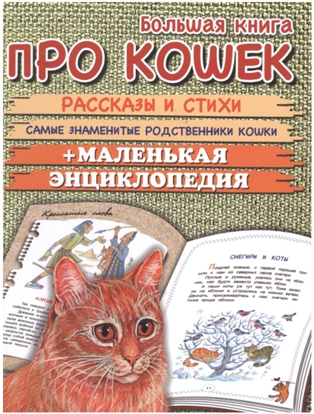 фото Большая книга про кошек оникс