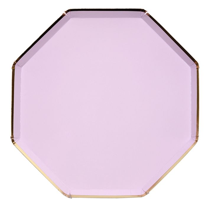

Тарелки Meri Meri Basic фиолетовые большая