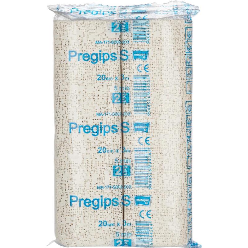

Бинт гипсовый Pregips S. Эконом, быстросохнущий, 20 см х 3 м 2 шт.