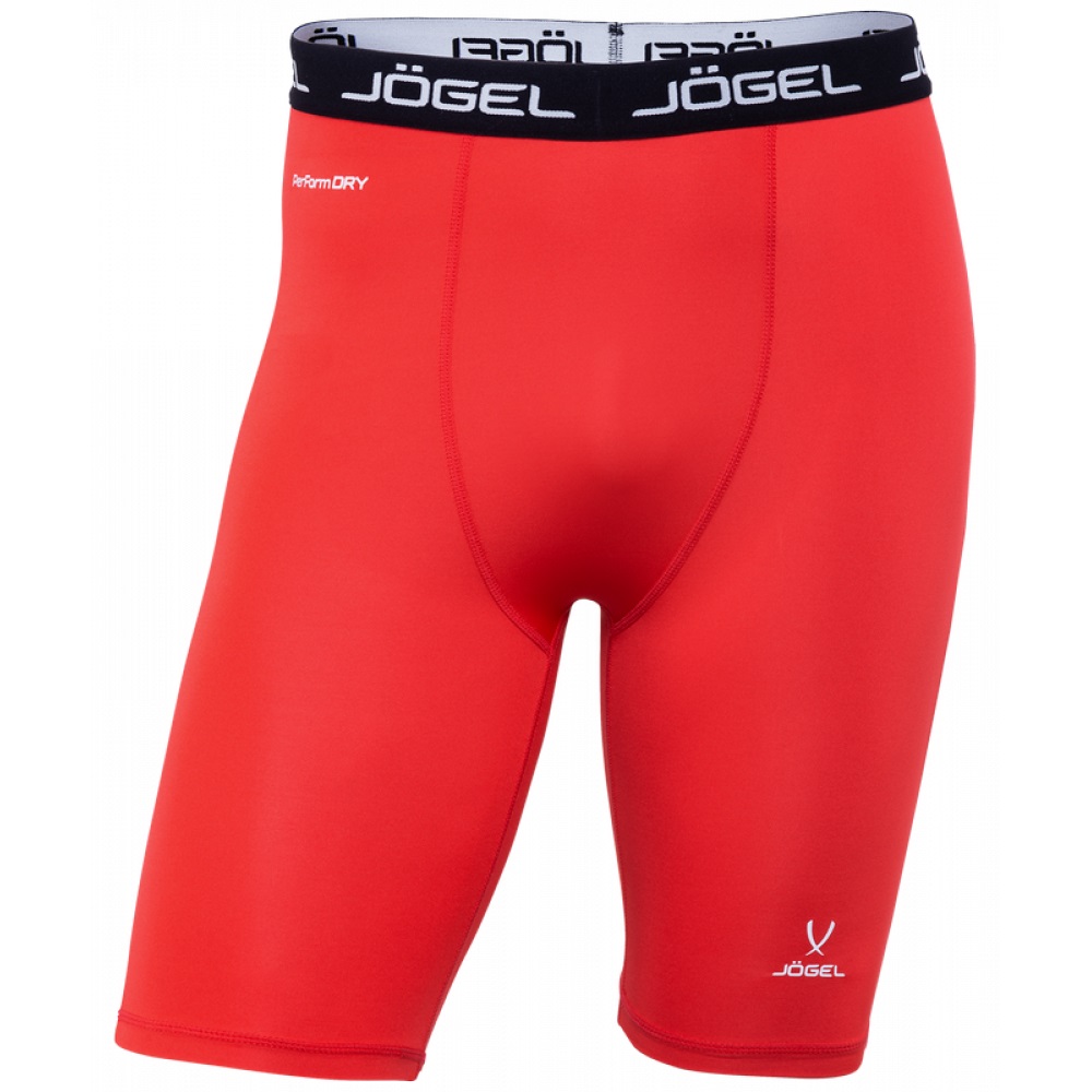 фото Шорты компрессионные jogel camp tight short performdry, красные/белые, xxl