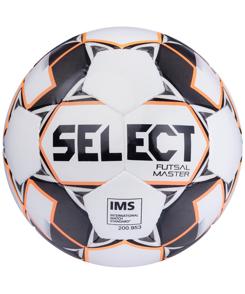 фото Футзальный мяч select futsal master ims №4 orange/white