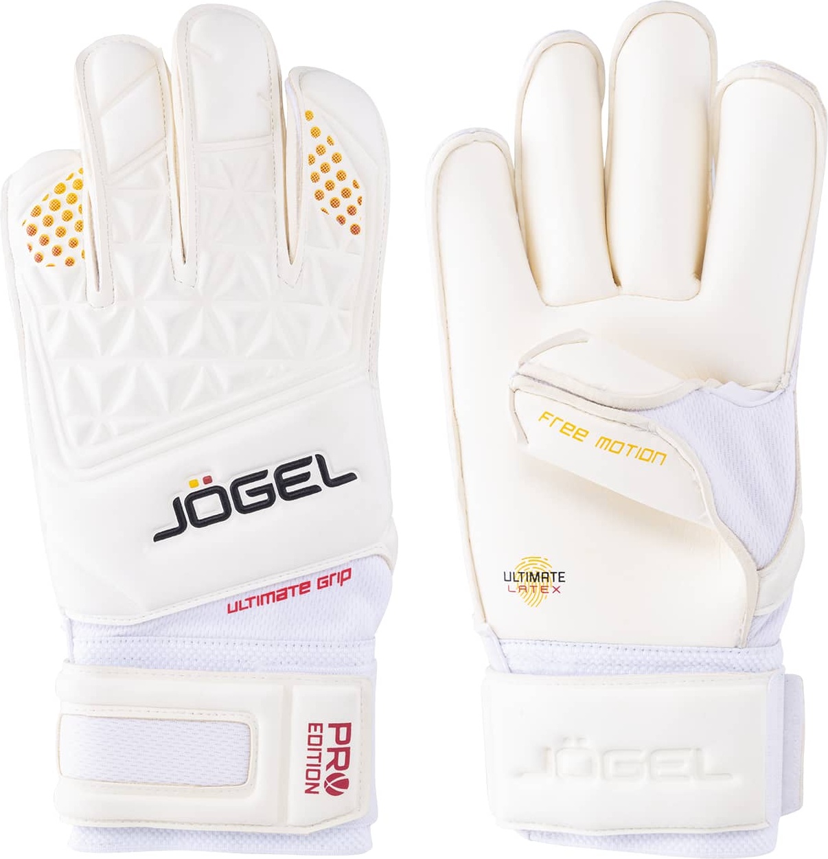 Вратарские перчатки Jogel Nigma Pro Edition Roll, white, 9.5