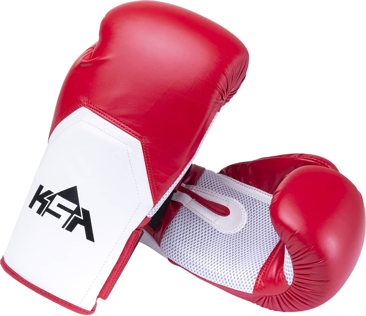 фото Боксерские перчатки ksa scorpio белые/красные 14 унций