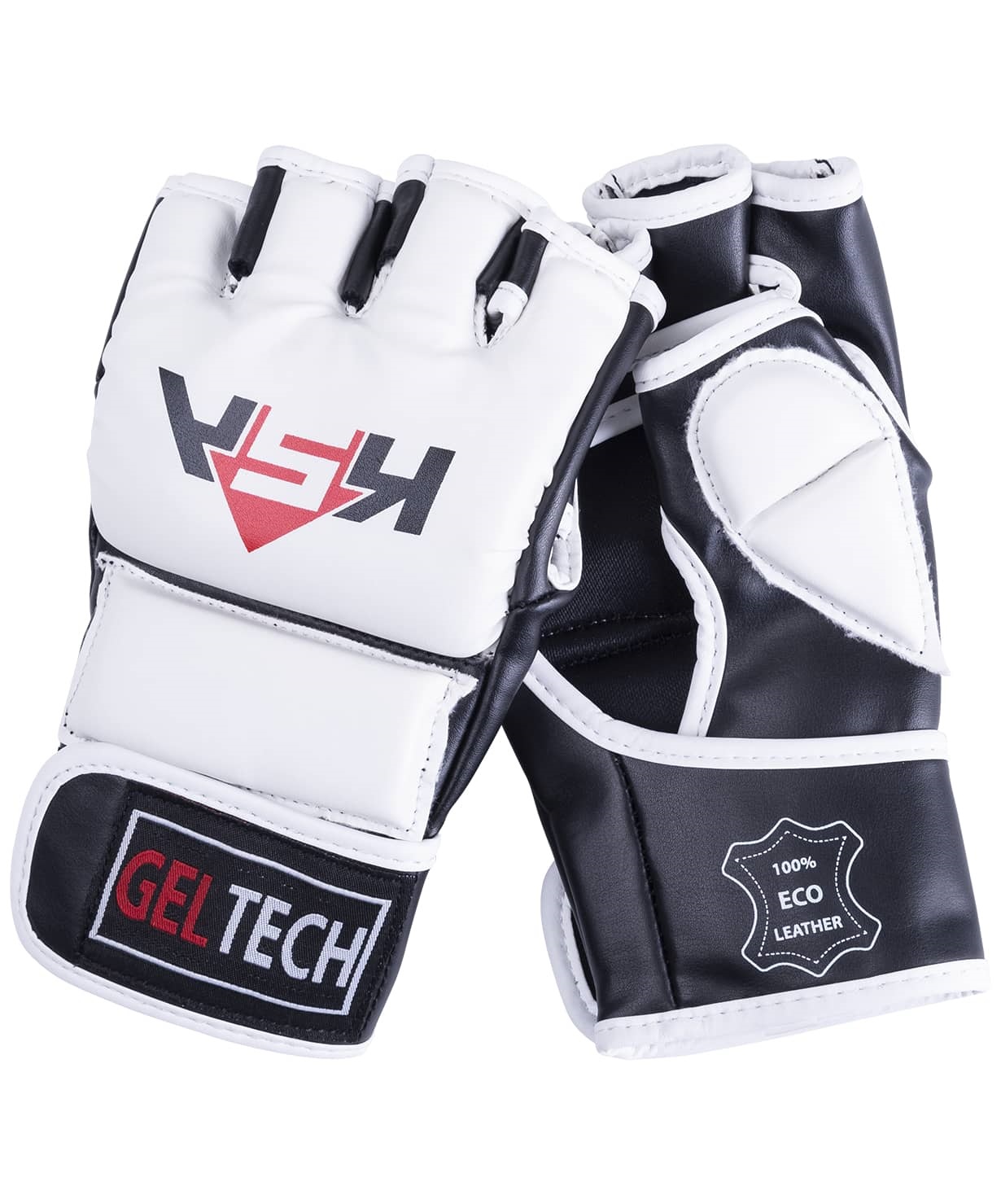 фото Ksa перчатки для mma lion gel white, к/з, s
